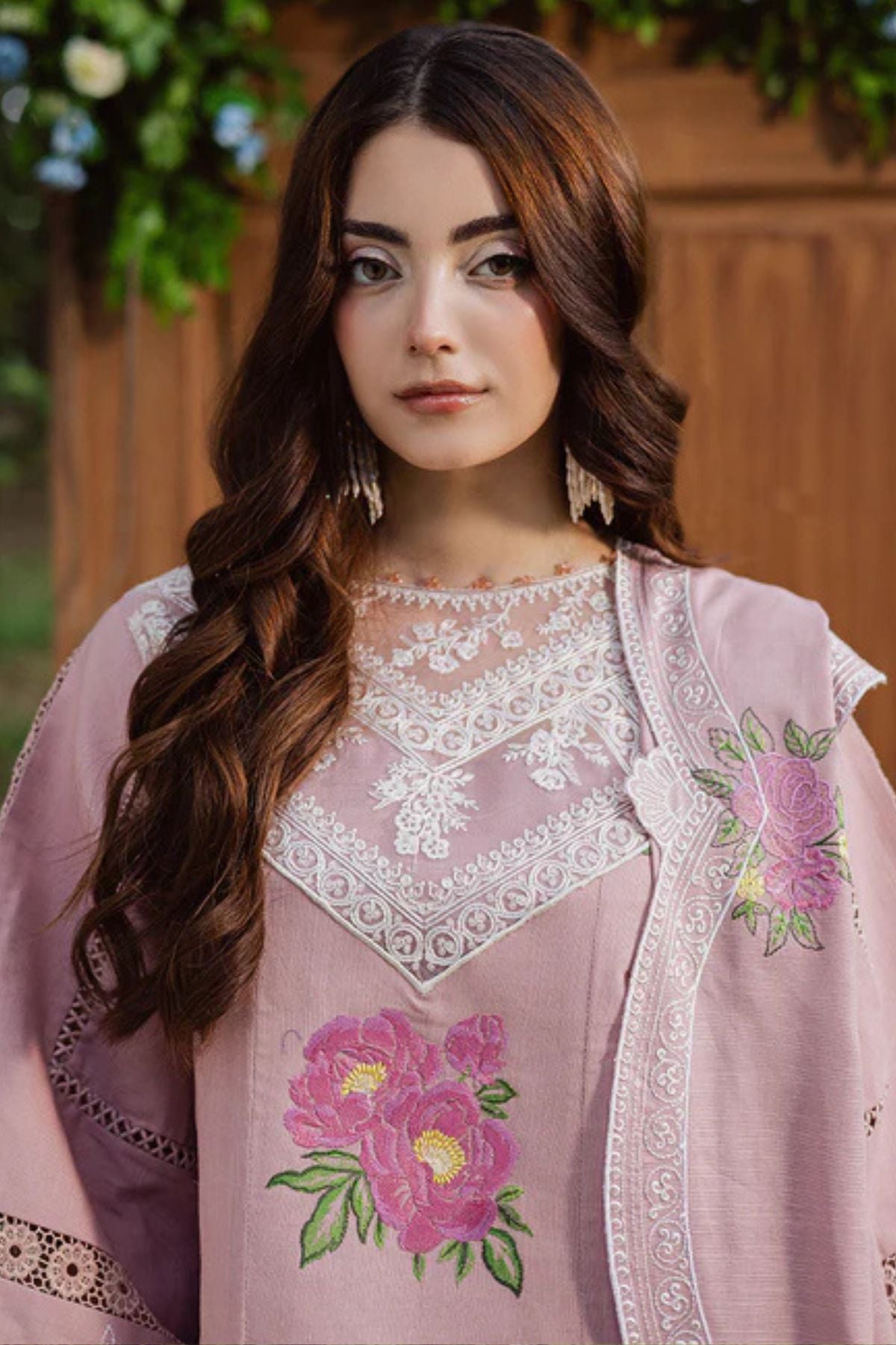 Parishy 002 Unstitched Luxury Dhanak Heavy Embroidered 3PC Suit