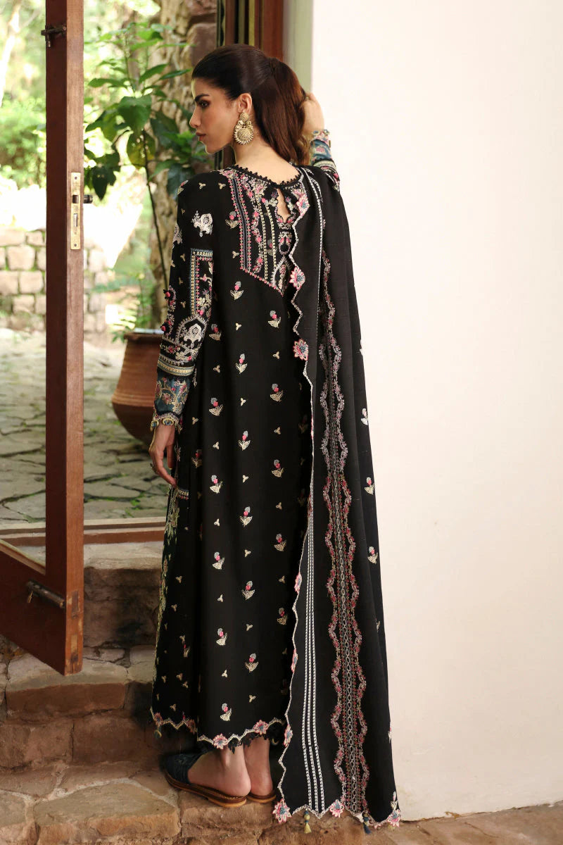 Qalamkar 3PC Unstitched Luxury Lawn Heavy Embroidered Suit