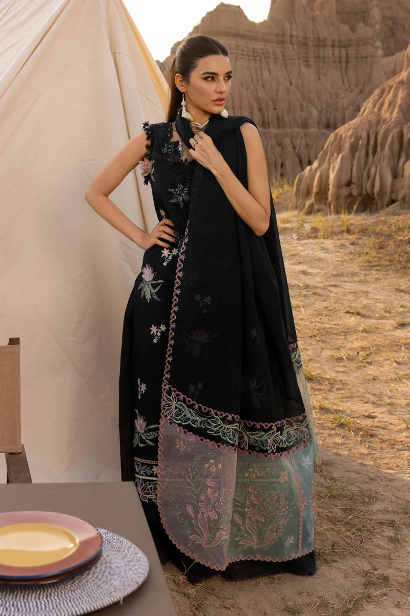 Rang Rasiya 3PC Unstitched Luxury Lawn Heavy Embroidered Suit