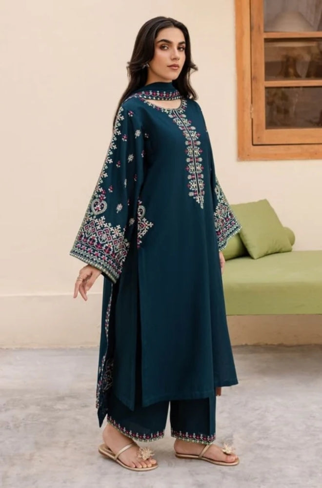 Batik 3pc Unstitched Luxury Lawn Emb Suit