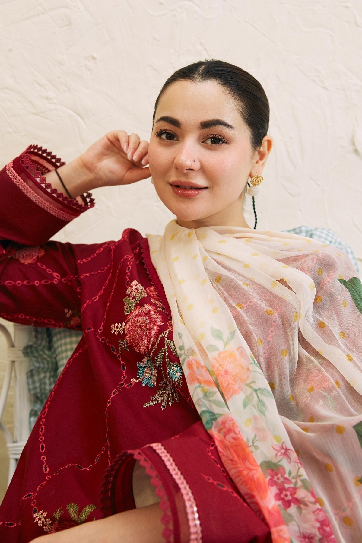 Zara Shahjahan FF-1202 Luxury Embroidered Lawn 3Pc Suit