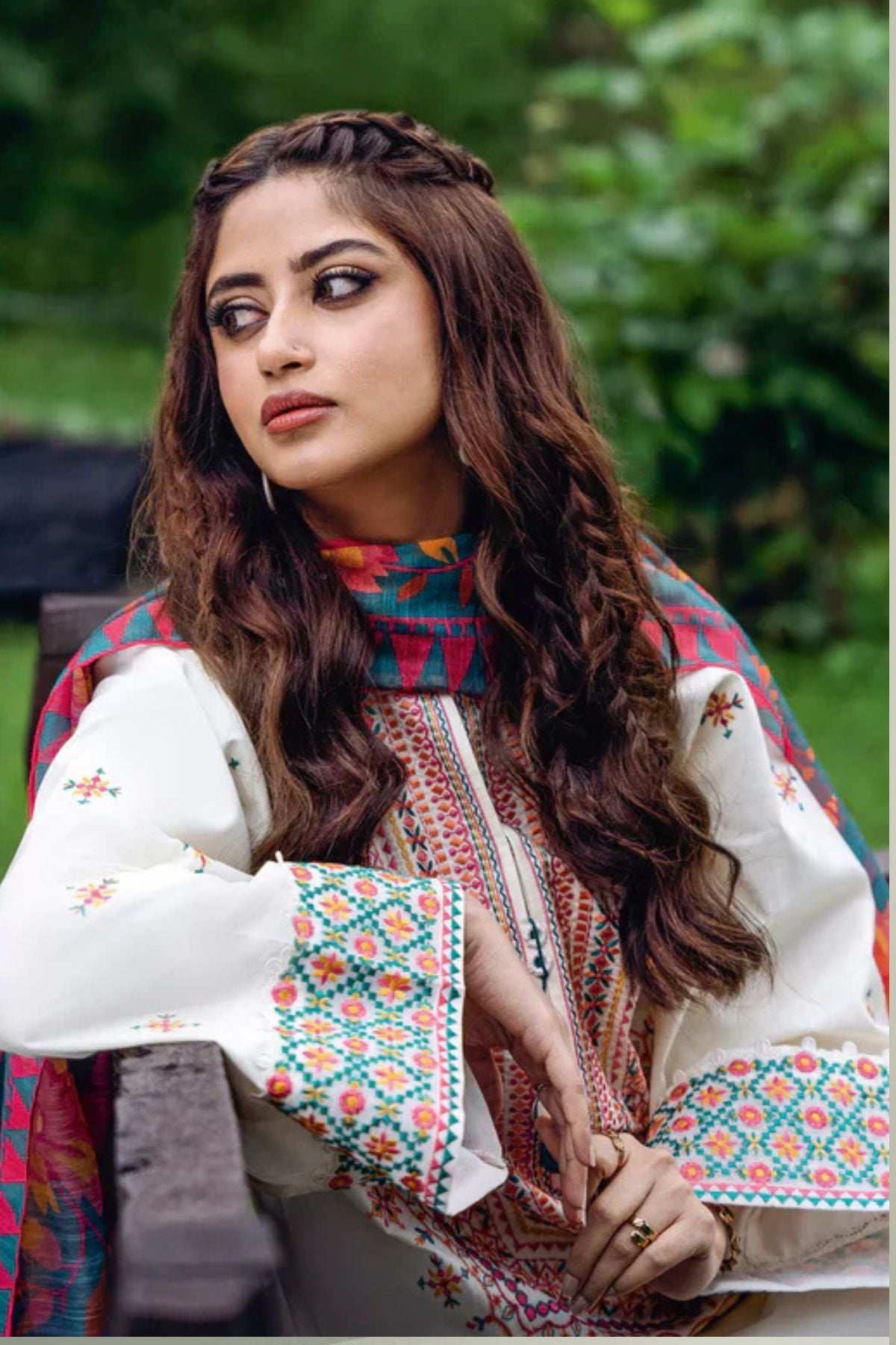 Sapphire 3PC Unstitched Luxury Khaddar Heavy Embroidered Suit