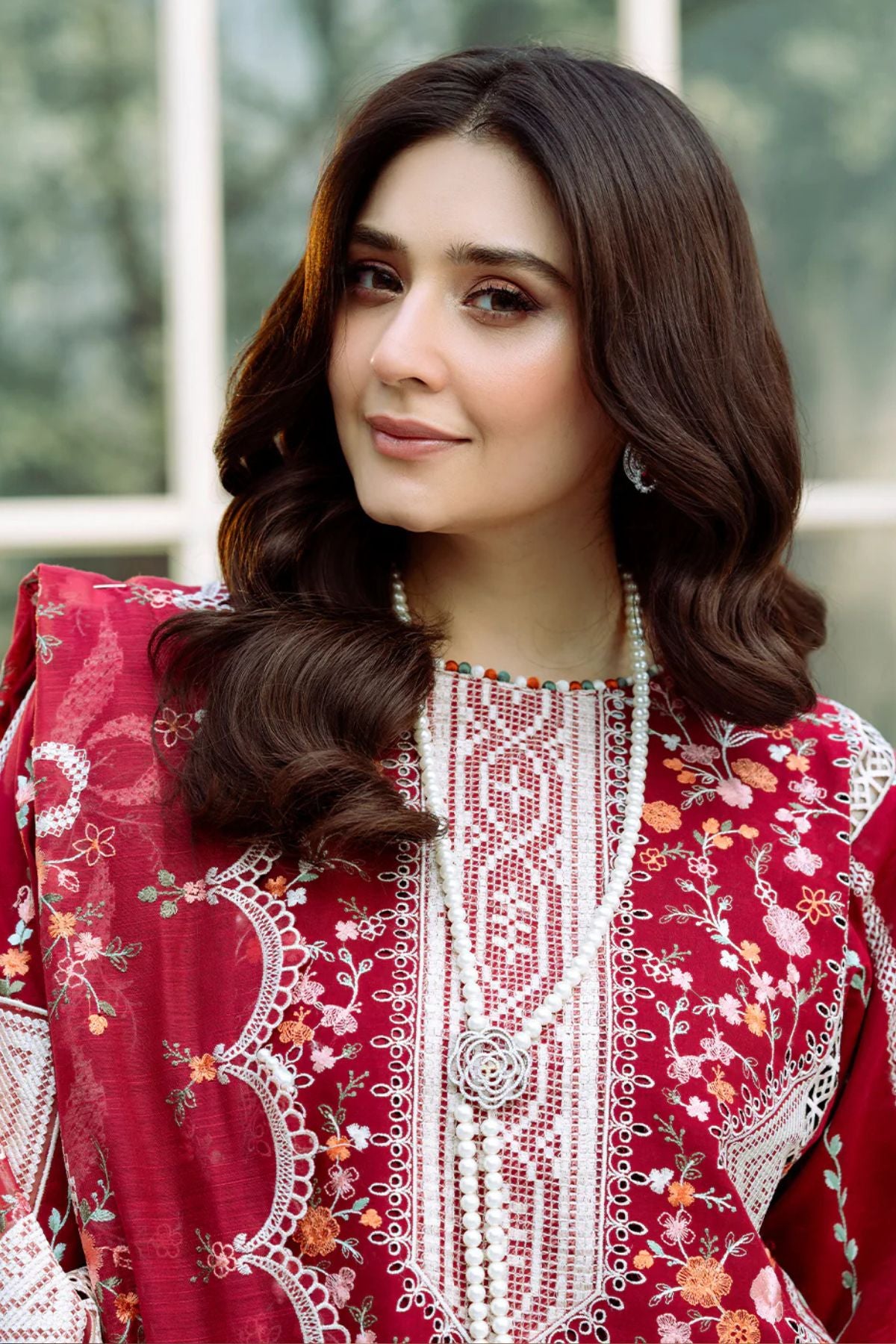 Bin Ilyas 001 Unstitched Luxury Dhanak Heavy Embroidered 3PC Suit