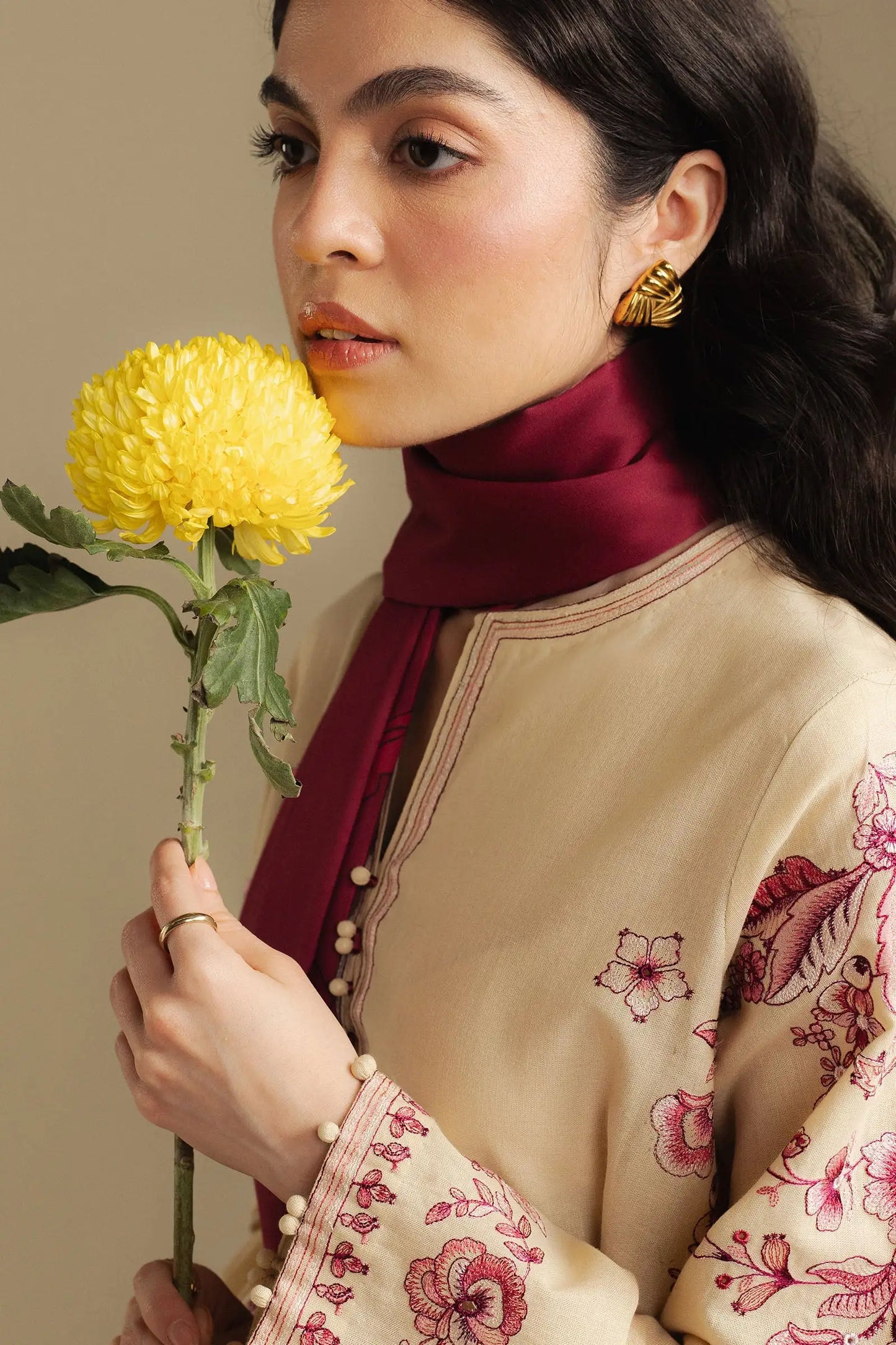 Zara Shahjahan 021 Unstitched Luxury Dhanak Heavy Embroidered 3PC Suit