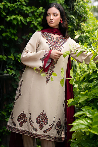 Jazmin 005 Unstitched Luxury Dhanak Heavy Embroidered 3PC Suit