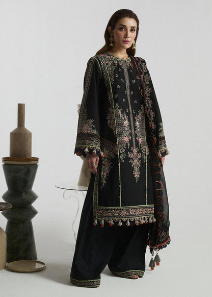 Hussain Rehar FF-0 Luxury Embroidered Lawn 3Pc Suit Reafy To Wear Dupatta