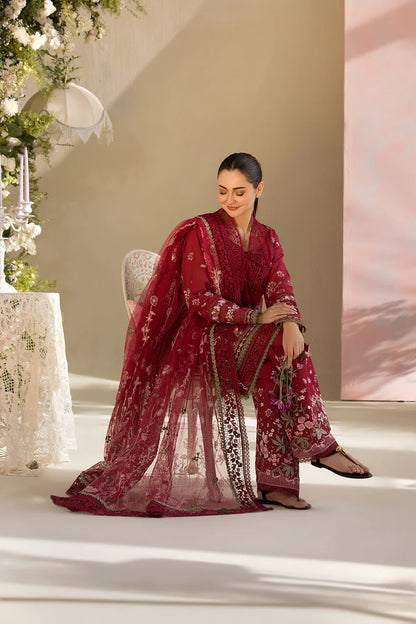 Sobia Nazir 3PC Unstitched Luxury Lawn Heavy Embroidered Suit
