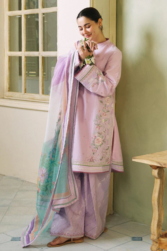 Zara Shahjahan FF Luxury Embroidered Lawn 3Pc Suit