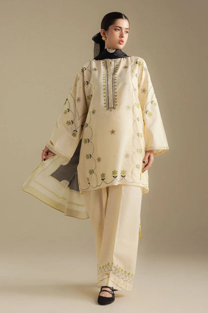 Zara Shahjahan 028 Unstitched Luxury Dhanak Heavy Embroidered 3PC Suit
