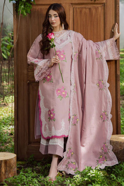 Parishy 002 Unstitched Luxury Dhanak Heavy Embroidered 3PC Suit