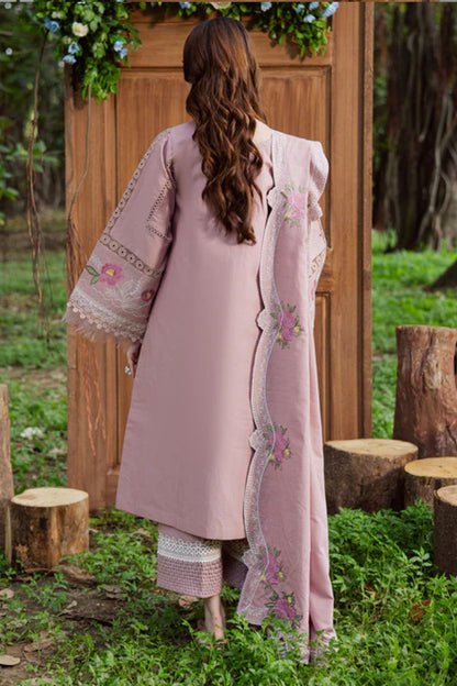 Parishy 002 Unstitched Luxury Dhanak Heavy Embroidered 3PC Suit