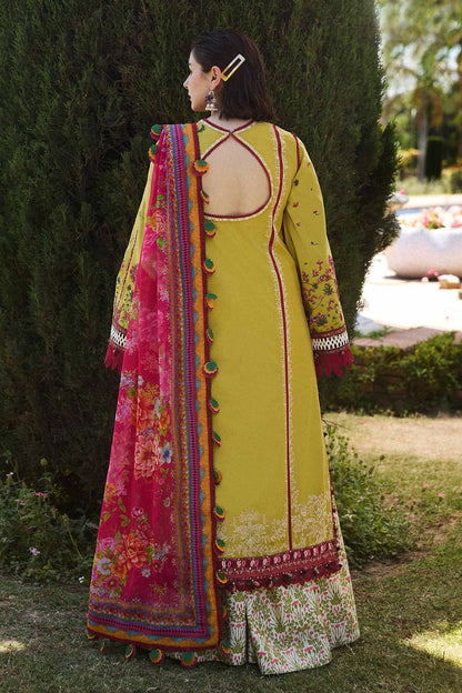 Hussain Rehar 021 Unstitched Luxury Dhanak Heavy Embroidered 3PC Suit