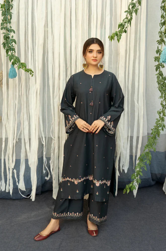 Urge 001 Unstitched Luxury Dhanak Heavy Embroidered 3PC Suit