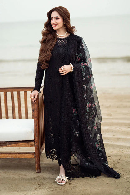 Nureh 3PC Unstitched Luxury Lawn Chikenkari Heavy Embroidered Suit