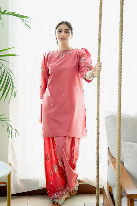 Urge 004 Unstitched Luxury Dhanak Heavy Embroidered 2PC Suit