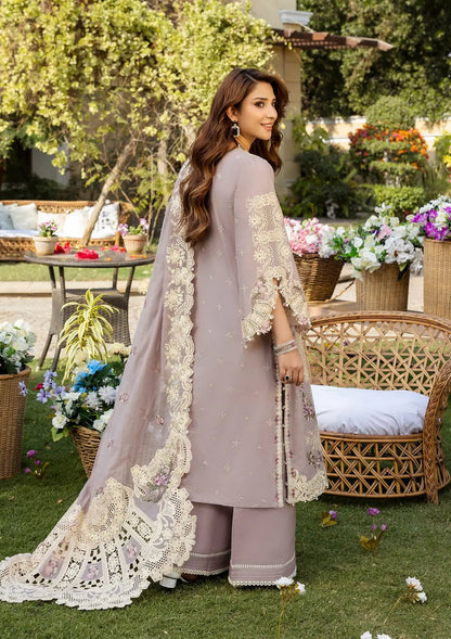 Elaf 3PC Unstitched Luxury Lawn Chikenkari Heavy Embroidered Suit