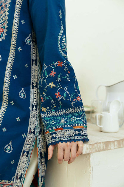 Zara Shahjahan 3PC Unstitched Luxury Lawn Heavy Embroidered Suit