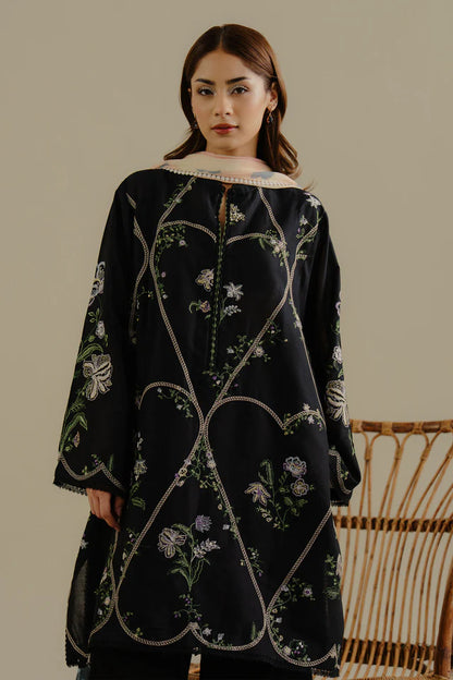 Zara Shahjahan 3PC Unstitched Luxury Lawn Heavy Embroidered Suit