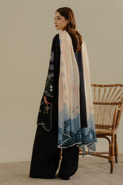 Zara Shahjahan 3PC Unstitched Luxury Lawn Heavy Embroidered Suit