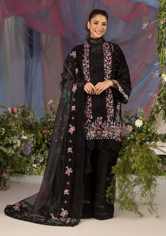 Sobia Nazir 3PC Unstitched Luxury Lawn Heavy Embroidered Suit