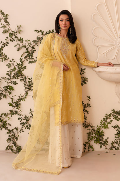 Batik 3PC Unstitched Luxury Lawn Heavy Sequence Embroidered Suit