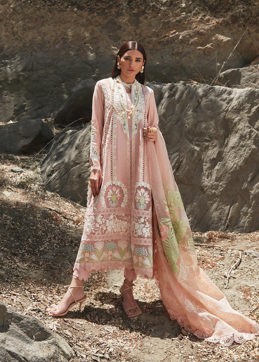 Crimson 3PC Unstitched Luxury Lawn Heavy Embroidered Suit