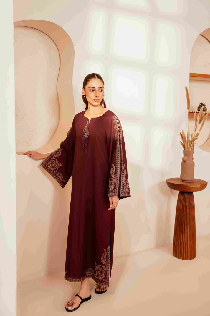 Urge 011 Unstitched Luxury Dhanak Heavy Embroidered 2PC Suit