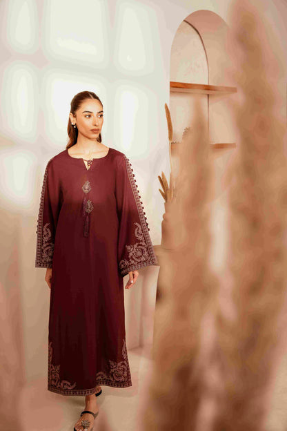 Urge 011 Unstitched Luxury Dhanak Heavy Embroidered 2PC Suit