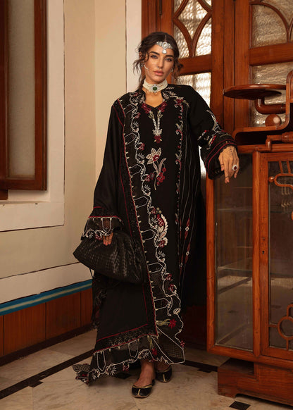 Crimson 3PC Unstitched Luxury Lawn Heavy Embroidered Suit