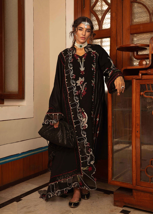 Crimson 3PC Unstitched Luxury Lawn Heavy Embroidered Suit