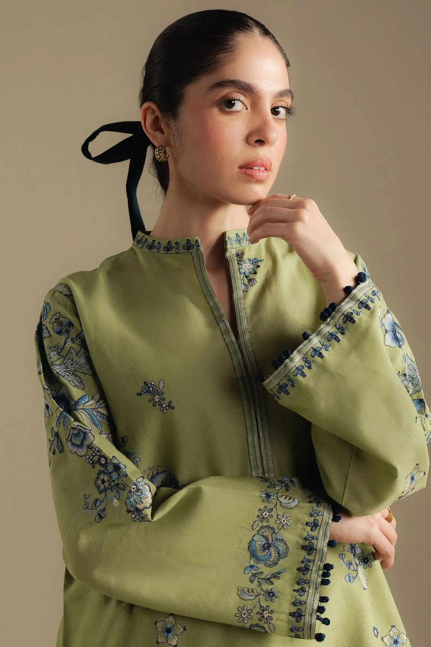 Zara Shahjahan 022 Unstitched Luxury Dhanak Heavy Embroidered 3PC Suit