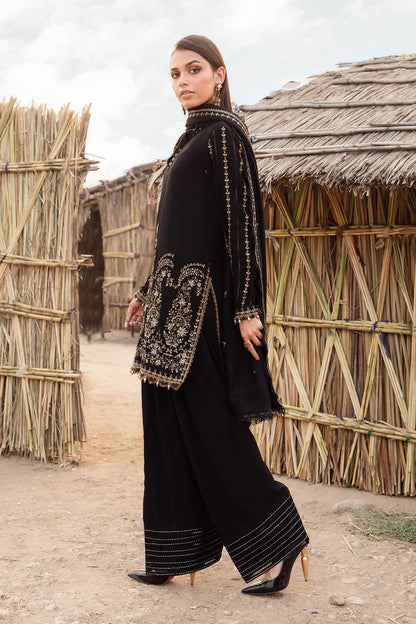 Maria B 012 Unstitched Luxury Dhanak Heavy Embroidered 3PC Suit