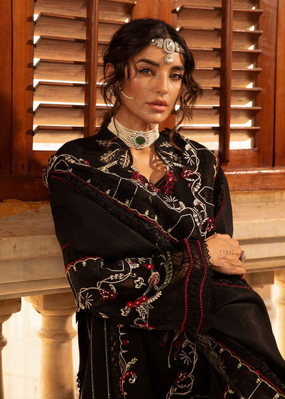 Crimson 3PC Unstitched Luxury Lawn Heavy Embroidered Suit