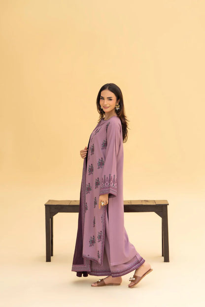 Lazuli 001 Unstitched Luxury Dhanak Heavy Embroidered 3PC Suit