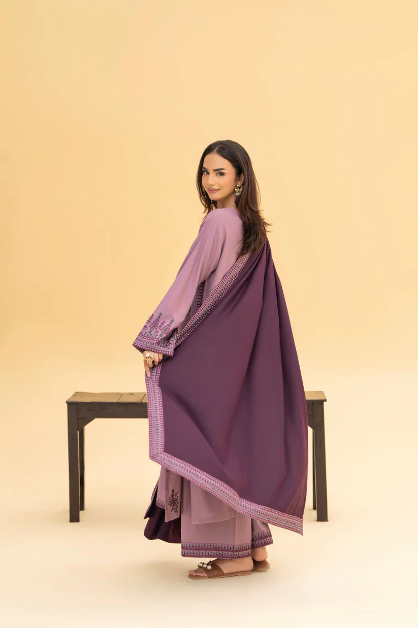 Lazuli 001 Unstitched Luxury Dhanak Heavy Embroidered 3PC Suit