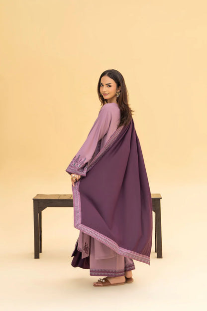 Lazuli 001 Unstitched Luxury Dhanak Heavy Embroidered 3PC Suit