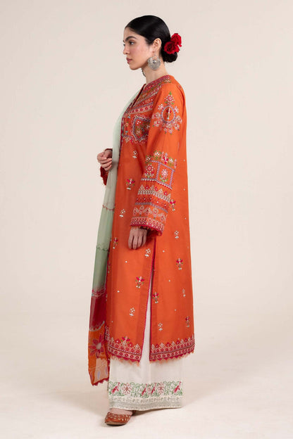 Zara Shahjahan FF032-A Luxury Embroidered Lawn 3Pc Suit