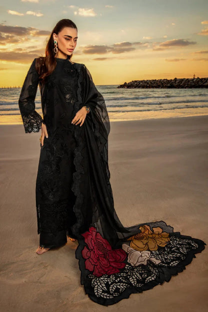 Rang Rasiya 3PC Unstitched Luxury Lawn Chikenkari Heavy Embroidered Suit