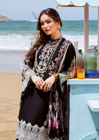 Elaf FF-003 Luxury Embroidered Lawn 3Pc Suit