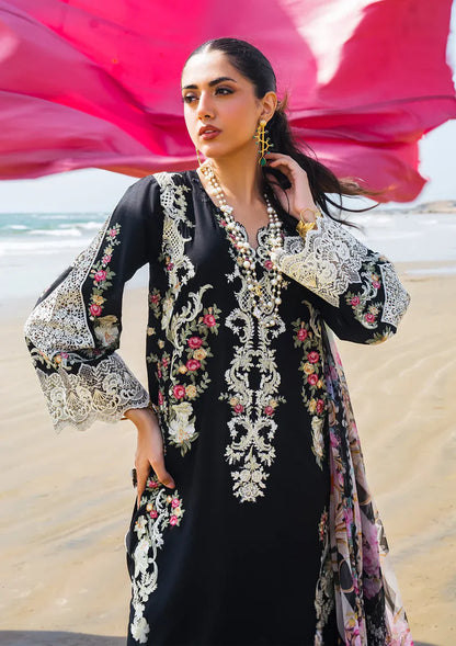 Elaf FF-003 Luxury Embroidered Lawn 3Pc Suit