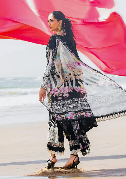 Elaf FF-003 Luxury Embroidered Lawn 3Pc Suit