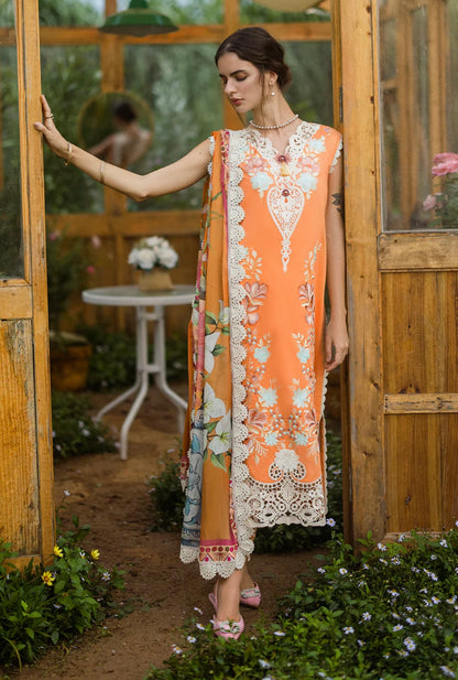 Mushq 3PC Unstitched Luxury Lawn Heavy Embroidered Suit