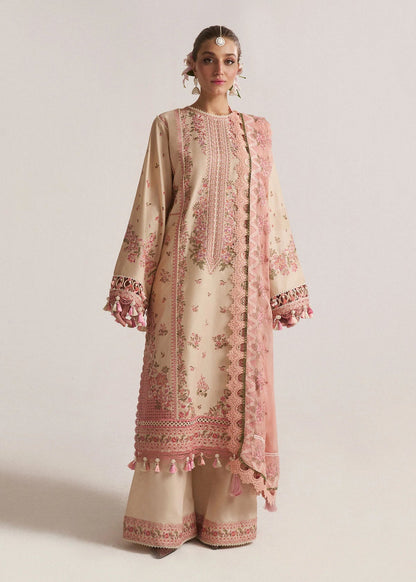 Hussain Rehar FF-003 Luxury Embroidered Lawn 3Pc Suit