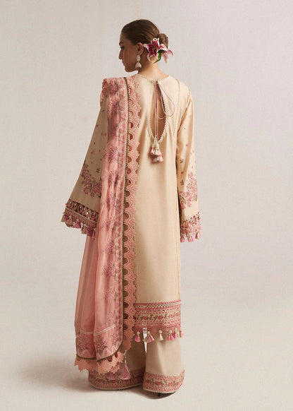 Hussain Rehar FF-003 Luxury Embroidered Lawn 3Pc Suit