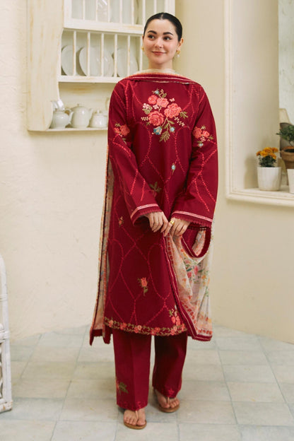 Zara Shahjahan FF-1202  Luxury Embroidered Lawn 3Pc Suit