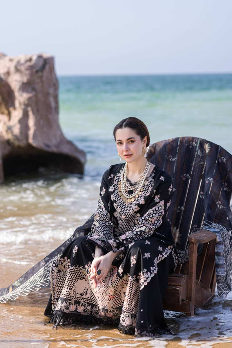 Qalamkar FF Luxury Embroidered Lawn 3Pc Suit