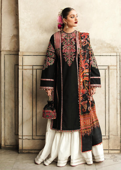 Hussain Rehar 3PC Luxury Collection Unstitched Lawn Heavy Embroidered Suit