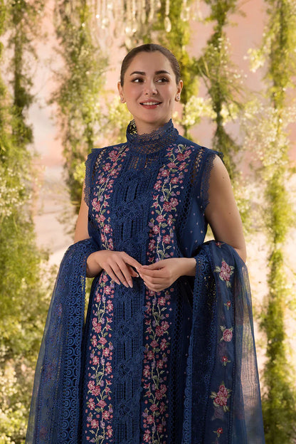 Sobia Nazir 3PC Unstitched Luxury Lawn Heavy Embroidered Suit