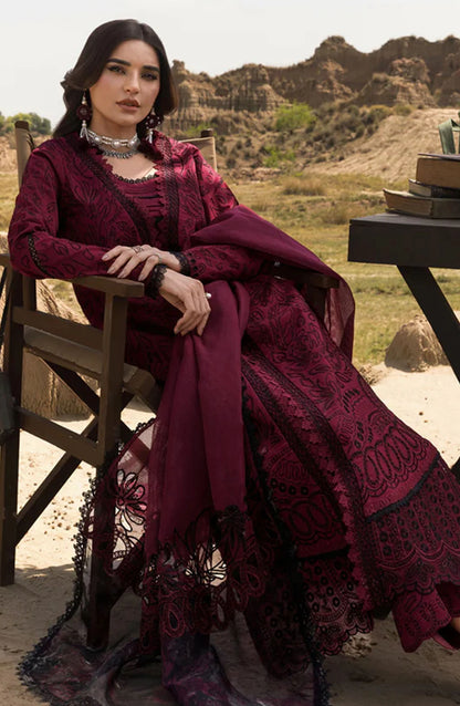 Rang Rasiya Unstitched Luxury Lawn Heavy Embroidered Suit