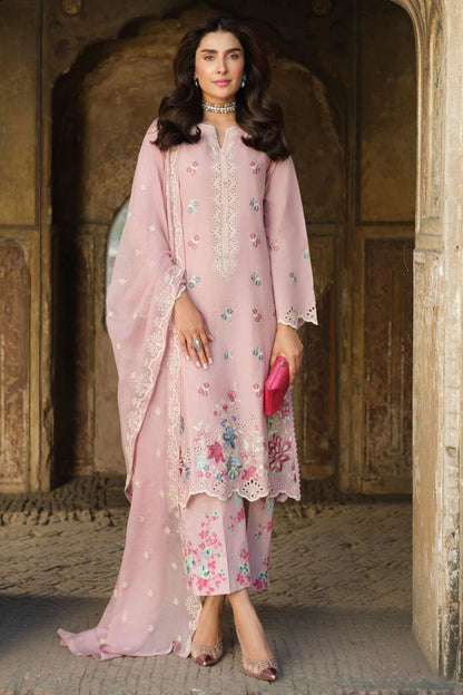 Limelight 3PC Unstitched Luxury Lawn Chikenkari Heavy Embroidered Suit